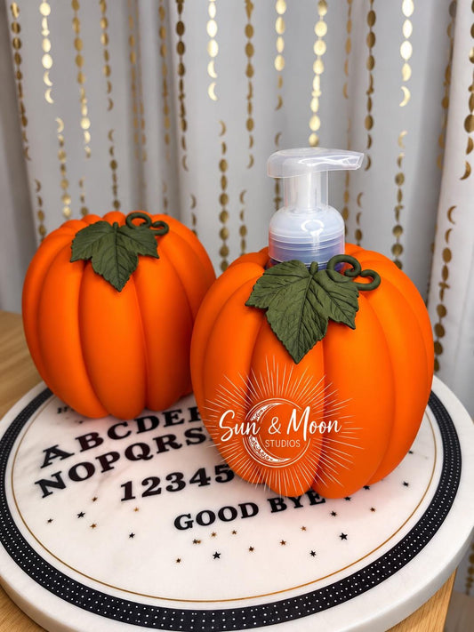 Harvest Pumpkin Soap Holder for Bath & Body Works | Fall Bathroom Decor | Thanksgiving Pumpkin Decor | Autumn Soap Dispenser Holder
