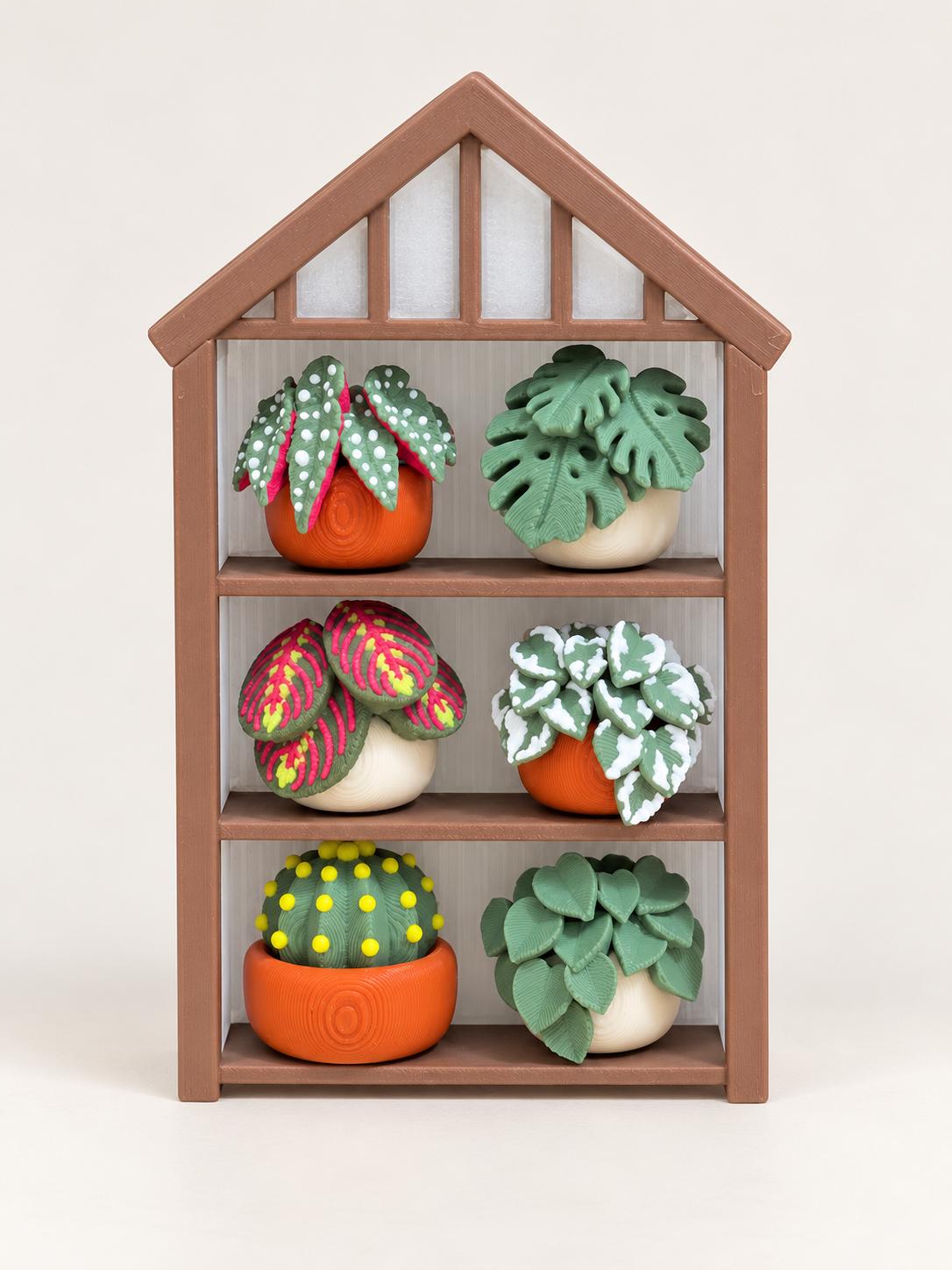 Build Your Own Greenhouse Fidget Clicker, Custom Interchangeable Plant Keycaps, Sensory Desk Toy, Plant Lover Gift