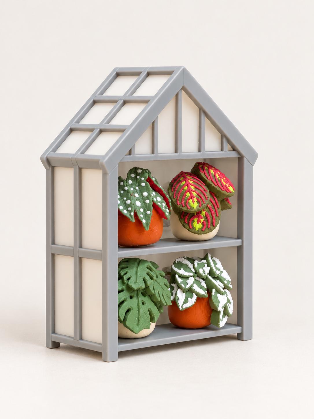 Build Your Own Greenhouse Fidget Clicker, Custom Interchangeable Plant Keycaps, Sensory Desk Toy, Plant Lover Gift