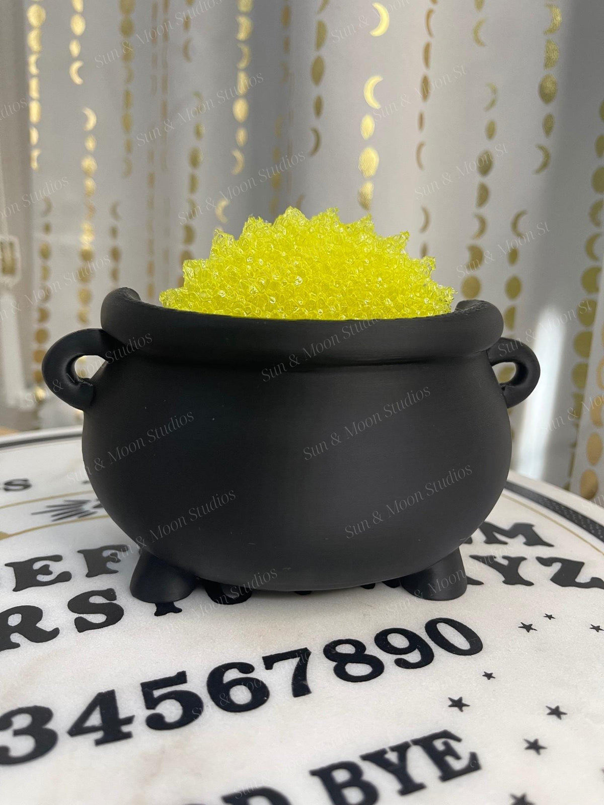 Spooky Scrub Daddy Sponge Holder | Mummy or Witch Cauldron | Halloween Kitchen Decor | Gothic Sponge Holder | 3D Printed Sink Organizer
