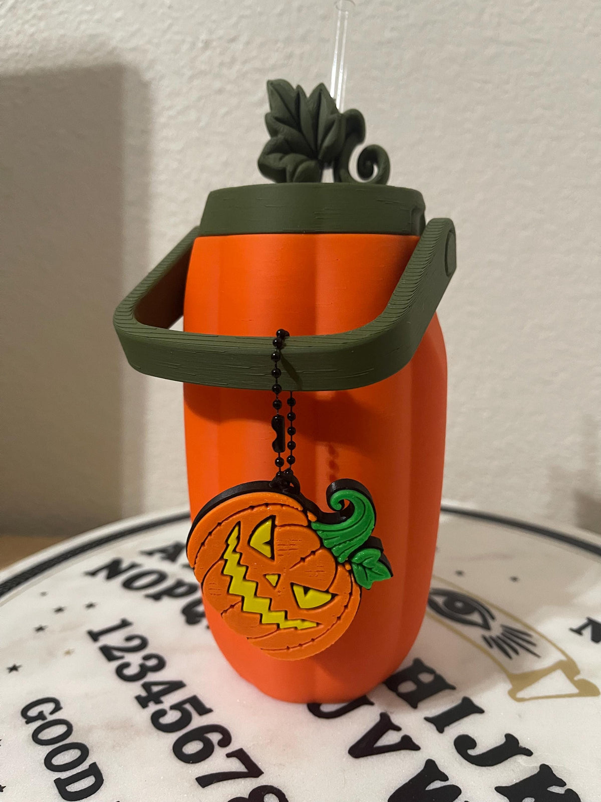 Pumpkin Can Holder Bundle | Jack O Lantern Drink Accessory Set (4 Piece)