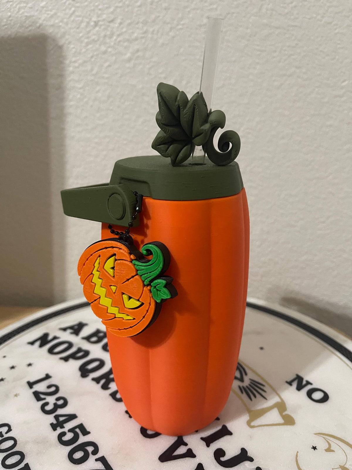 Pumpkin Can Holder Bundle | Jack O Lantern Drink Accessory Set (4 Piece)