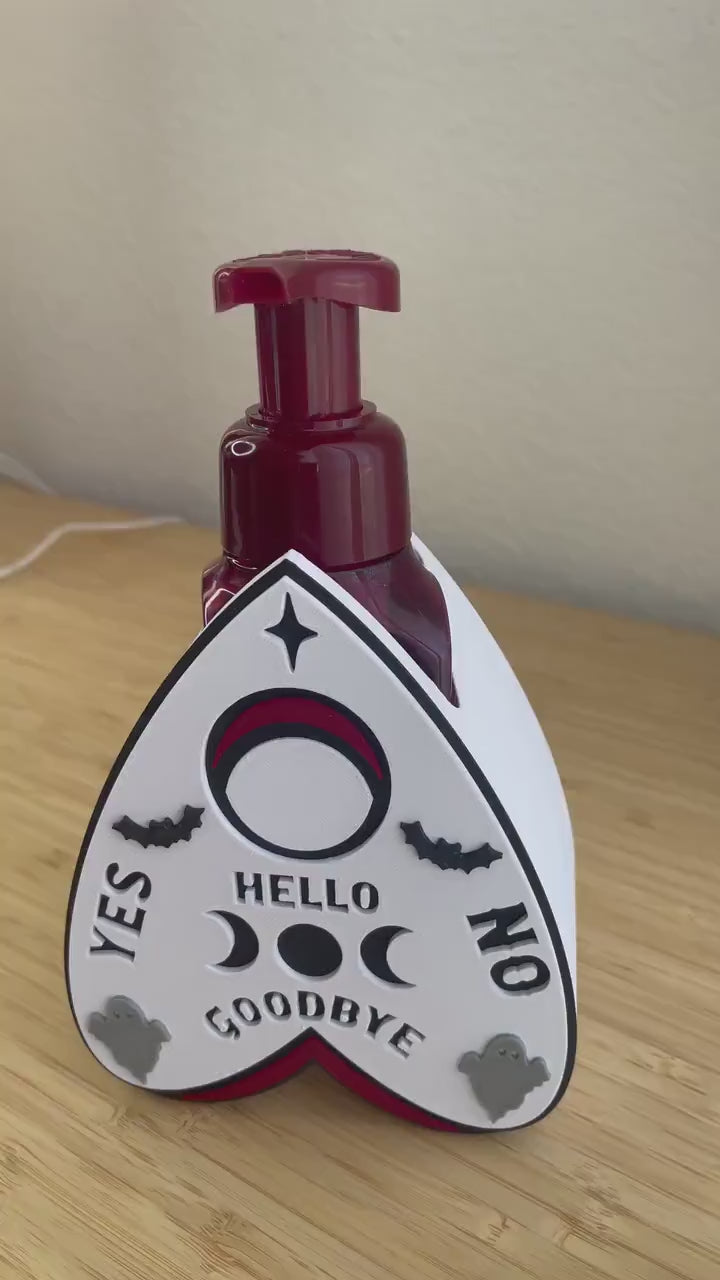 Ouija Planchette Soap Holder for Bath & Body Works Foaming Soap | Gothic Bathroom Decor | Witchy Halloween Soap Dispenser Holder