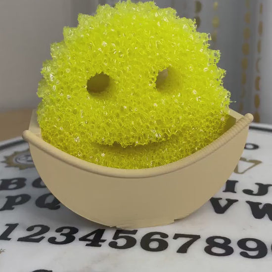 Spooky Scrub Daddy Sponge Holder | Mummy or Witch Cauldron | Halloween Kitchen Decor | Gothic Sponge Holder | 3D Printed Sink Organizer