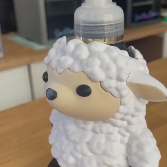 Sheep Soap Holder for Bath & Body Works | Cute Lamb Bathroom Decor | Farmhouse Animal Soap Holder | Kids Bathroom Sink Organizer