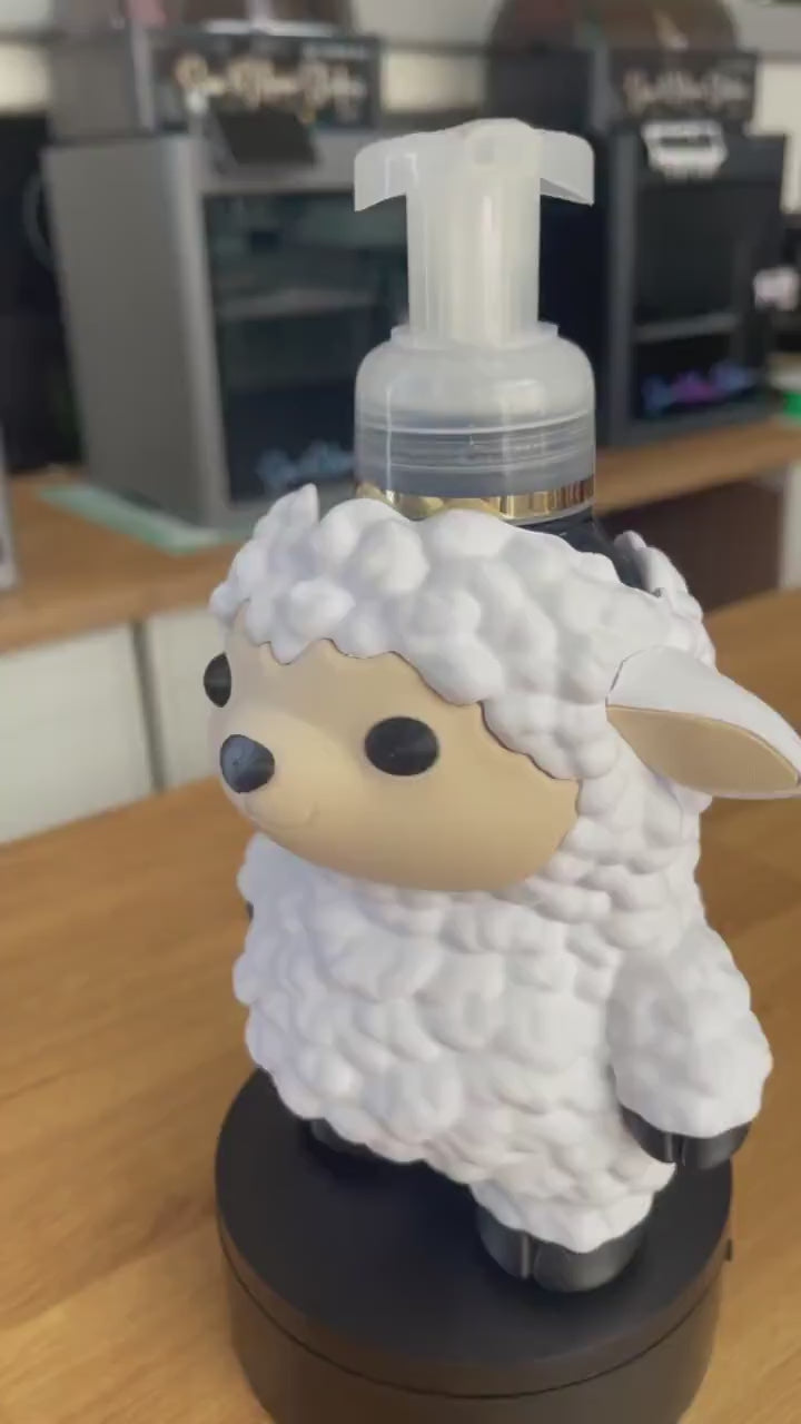 Sheep Soap Holder for Bath & Body Works | Cute Lamb Bathroom Decor | Farmhouse Animal Soap Holder | Kids Bathroom Sink Organizer