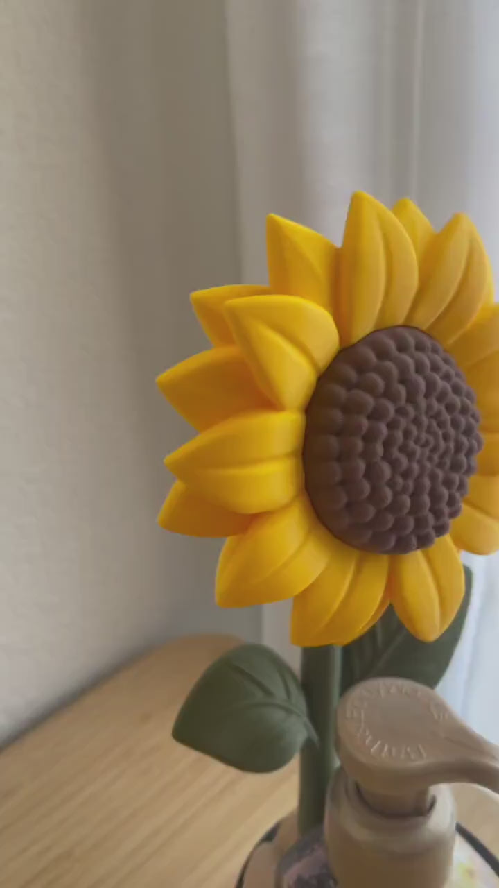 Sunflower Soap Holder for Bath & Body Works Foaming Soap | Farmhouse Bathroom Decor