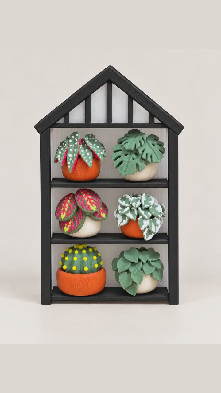 Build Your Own Greenhouse Fidget Clicker, Custom Interchangeable Plant Keycaps, Sensory Desk Toy, Plant Lover Gift