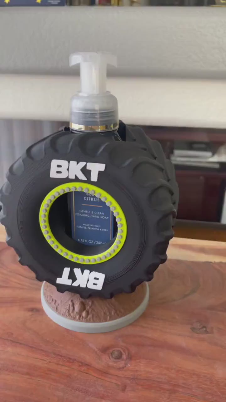 Monster Truck Tire Bath & Body Works Foaming Soap Holder