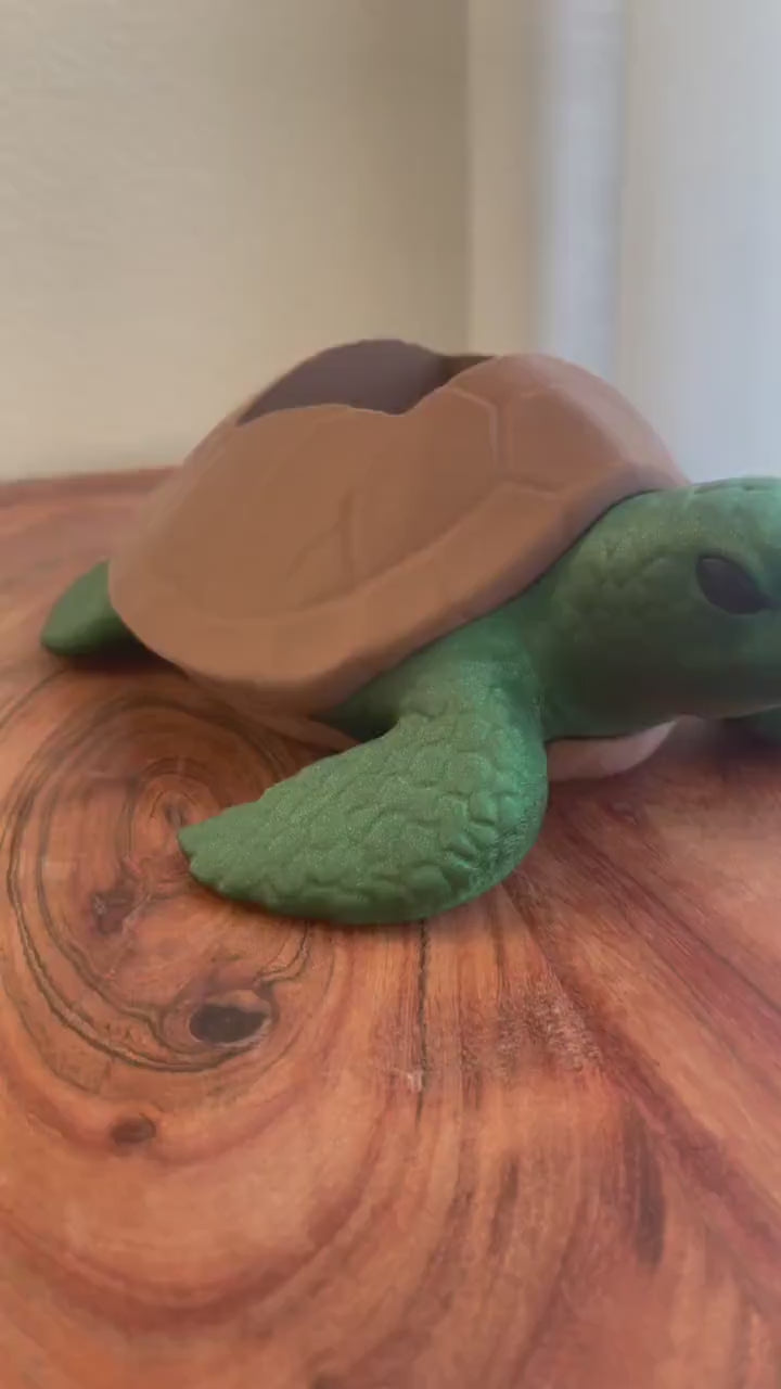 Sea Turtle Soap Holder for Bath & Body Works Foaming Soap | Coastal Bathroom Decor | Ocean Turtle Countertop Soap Stand | Beach House Gift