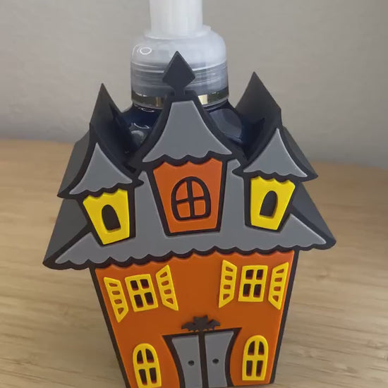 Haunted House Soap Holder for Bath & Body Works Foaming Soap | Halloween Bathroom Decor